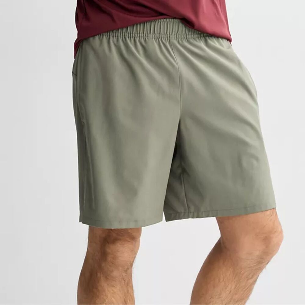 NWT Tek Gear Olive Athletic Shorts Model Cameron Size L